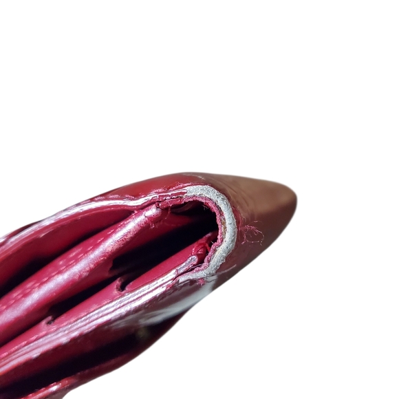 Authentic Louis Vuitton Portefeuille Elise Bifold Wallet Monogram Vernis - Picture 11 of 12